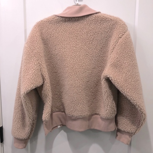 Varley Pink Sherpa Jacket - Picture 2 of 3